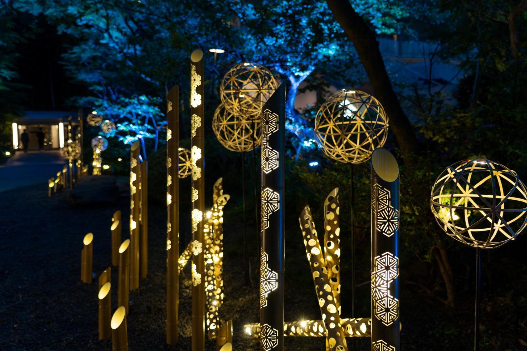 Grand Prince Hotel Takanawa Tokyo Esterno foto Light installation at the 2019 edition of the festival